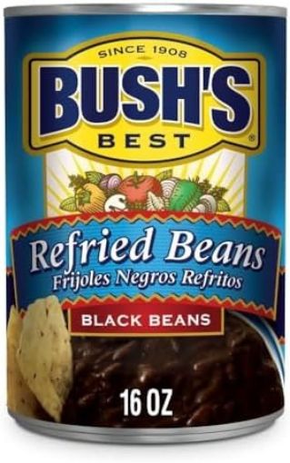 Imagen de FRIJOL BUSH'S BEST NEGRO ENTERO REFRITOS 454 G