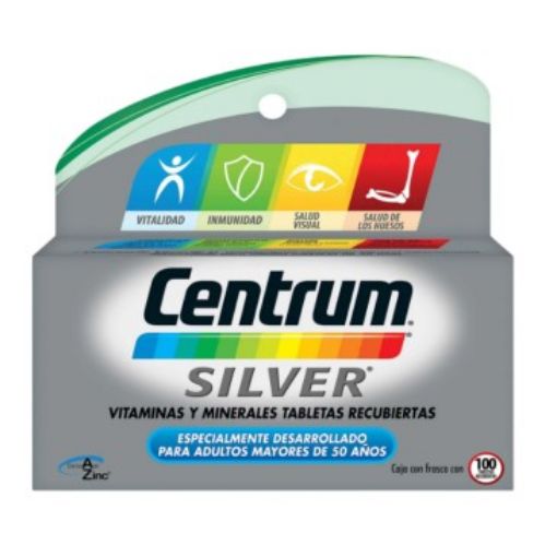 Imagen de TABLETAS RECUBIERTAS CENTRUM SILVER VITAMINAS Y MINERALES 30 UND