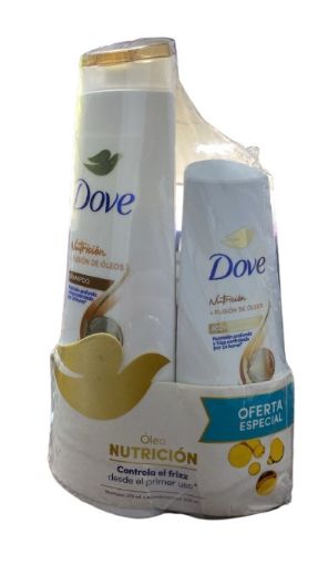 Imagen de OFERTA SHAMPOO DOVE NUTRICION 370 ML +ACONDICIONADOR 200 ML PREC ESP 