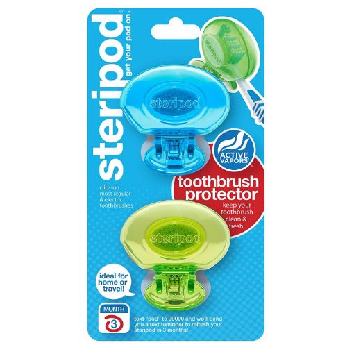 Imagen de COBERTOR STERIPOD ANTIBACTERIAL PARA CEPILLO 2.00 UND
