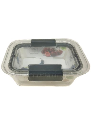 Imagen de RECIPIENTE GLASS FRESH PARA ALIMENTOS DE PLÁSTICO RECTANGULAR 820 ML #87705 1 UND