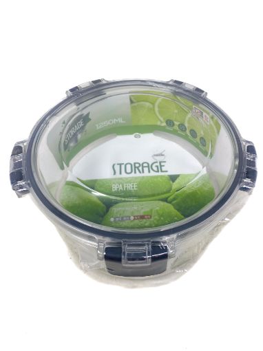 Imagen de RECIPIENTE STORAGE PARA ALIMENTOS DE PLÁSTICO 1250 ML #8770 1 UND
