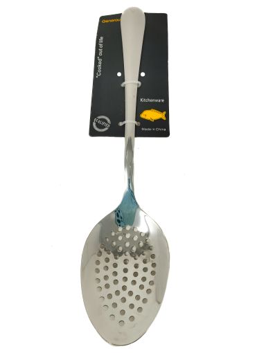 Imagen de CUCHARA BISTRO ACANALADA DE METAL #40188 1.00 UND