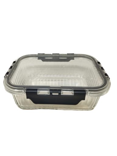 Imagen de RECIPIENTE WIND ROSE PARA ALIMENTOS DE VIDRIO RECTANGULAR 1040 ML #N24-03970 1 UND
