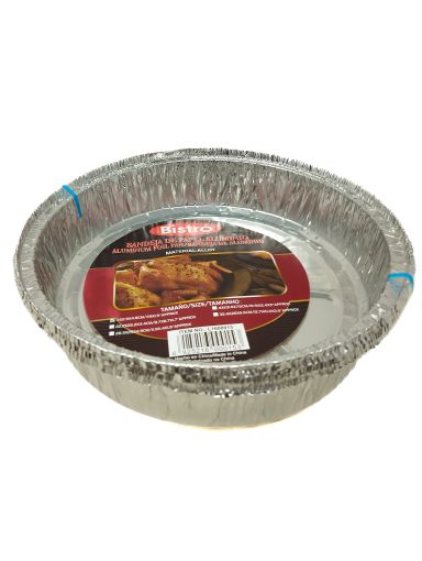 Imagen de MOLDE BISTRO DE ALUMINIO DESECHABLE CIRCULAR 23 CM #L160001 1 UND