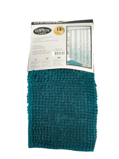 Imagen de SET DE BAÑO KENNEDY CARPETS PACIFIC 14 PIEZAS 1 UND