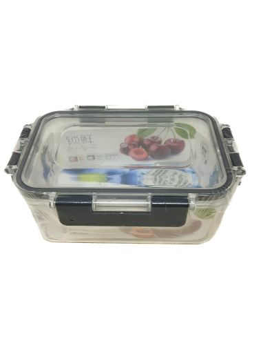 Imagen de RECIPIENTE GLASS FRESH PARA ALIMENTOS DE PLÁSTICO RECTANGULAR 550 ML #87702 1 UND