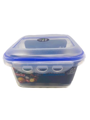 Imagen de RECIPIENTE BIG HOME PARA ALIMENTOS DE PLÁSTICO REDONDO 1800 ML #BG-521-108 1 UND