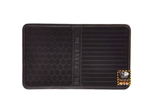 Imagen de ALFOMBRA SOHO CARPETS ENTRADA NEGRA 40X60 CM #COCO-2 SIDE-40X60 1 UND