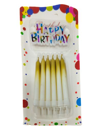 Imagen de VELAS PARA CUMPLEAÑOS IMP #39403 1 UND