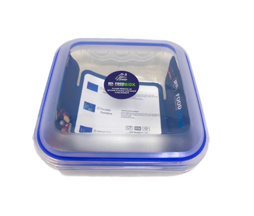 Imagen de RECIPIENTE BIG HOME PARA ALIMENTOS CUADRADO 1500 ML #BG-521-107 1 UND