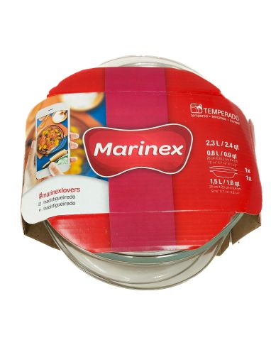 Imagen de REFRACTARIO MARINEX DE VIDRIO CON TAPA DE  VIDRIO 1500 ML #GD16456719N 1 UND