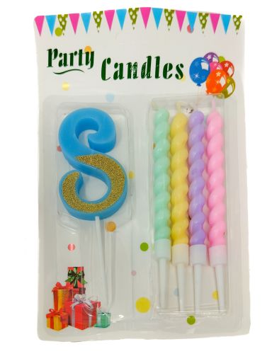 Imagen de VELAS PARA CUMPLEAÑOS IMP #39413 4 UND