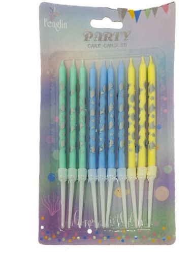 Imagen de VELAS PARA CUMPLEAÑOS IMP #40416 10 UND
