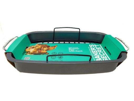 Imagen de MOLDE BAKERS SELECT RECTANGULAR METALICO CON PARRILLA 44X32X7 CM #BS10230 1 UND