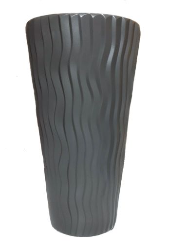 Imagen de MACETERO PROSPERPLAST DE PLÁSTICO GRIS #DPSA400 1 UND