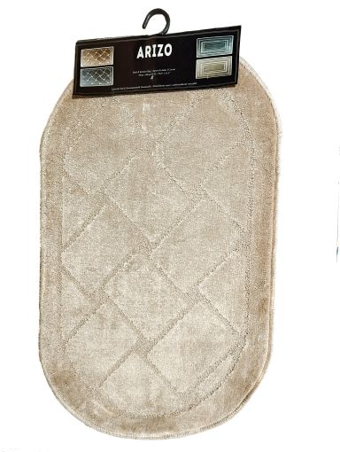 Imagen de ALFOMBRA SOHO CARPETS  ANTIDESLIZANTE BAÑO Y COCINA 50X80 CM #ARIZO - 50X80 OVAL 1.00 UND