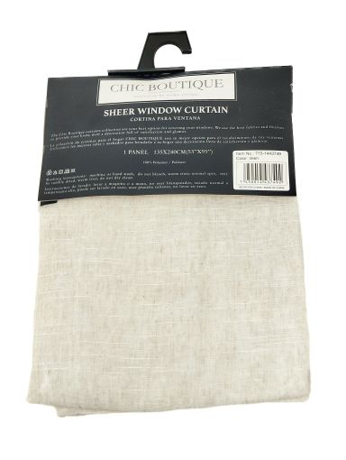 Imagen de CORTINA HOME LIVING COLOR LINEN PARA VENTANA 135X240 CM #715-1443749 1.00 UND
