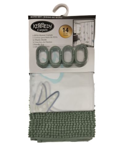 Imagen de SET DE BAÑO KENNEDY CARPETS STAR 14 PIEZAS 1 UND