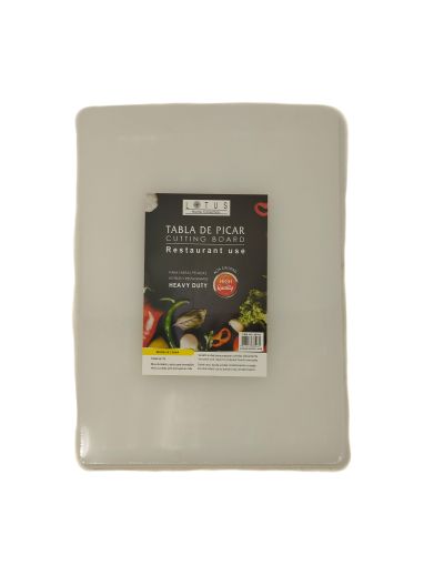 Imagen de TABLA DE PICAR LOTUS DE PLÁSTICO GRANDE #86593 1 UND