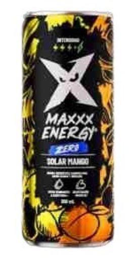 Imagen de BEBIDA MAXXX ENERGY SOLAR MANGO ZERO 350.00 ML