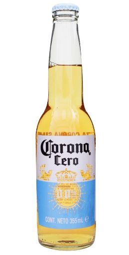 Imagen de CERVEZA CORONA CERO BOTELLA  355.00 ML