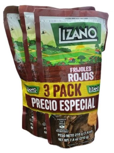 Imagen de OFERTA FRIJOLES LIZANO ROJOS MOLIDOS 3 PACK 630 G