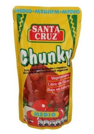 Imagen de SALSA CHUNKY SANTA CRUZ PICANTE MEDIO DOYPACK 400.00 G
