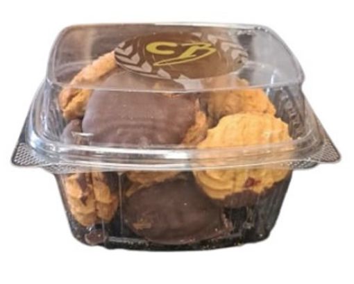 Imagen de GALLETAS CB DANESAS CUBIERTA DE CHOCOLATE RELLENA DULCE DE LECHE 230.00 G