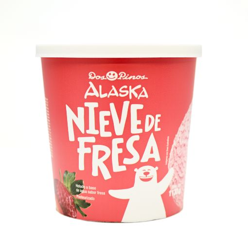 Imagen de HELADO ALASKA NIEVE FRESA 1130.00 G