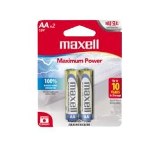 Imagen de BATERIA MAXELL ALKALINA AA 2.00 UND