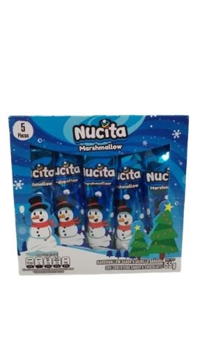 Imagen de MARSHMALLOW NUCITA COBERTURA SABOR CHOCOLATE 5 UN 55.00 G