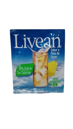 Imagen de BEBIDA LIVEAN EN POLVO 0 AZÚCAR SABOR PERA DE AGUA 7.00 G