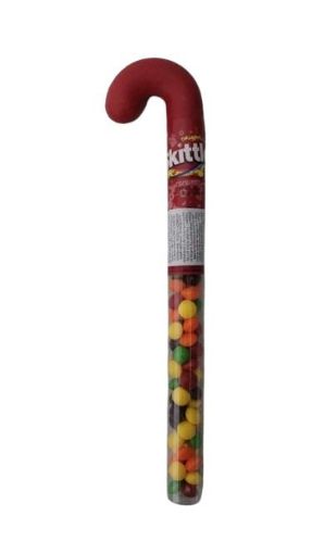 Imagen de CONFITES SKITTLES BASTÓN NAVIDEÑO 73.00 G
