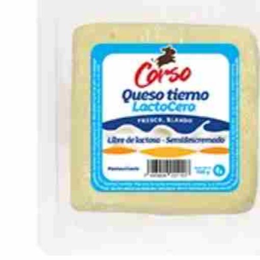 Imagen de QUESO TIERNO CORSO LIBRE DE LACTOSA SEMIDESCREMADO 500.00 G