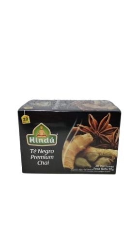 Imagen de TÉ HINDÚ NEGRO PREMIUM CHAI 20 UND 32.00 G
