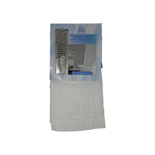 Imagen de CORTINA PARA BAÑO CRYSTAL BATH 178CMX182CM #01-SC-1632 1 UND