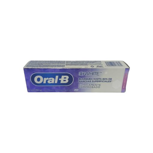 Imagen de CREMA DENTAL CON FLUOR ORAL-B 3DWHITE BRILLANT FRESH 67.00 ML
