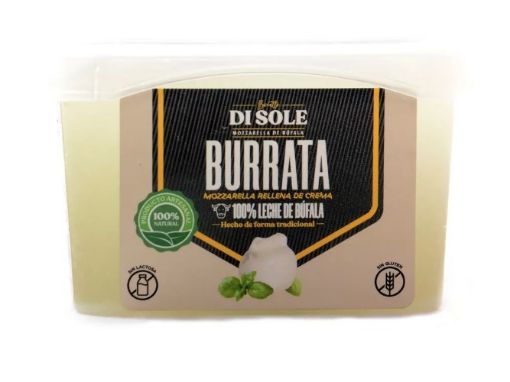 Imagen de QUESO MOZZARELLA DE BÚFALA BOCATTO DI SOLE BURRATA 250.00 G
