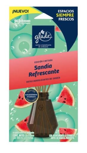 Imagen de VARITAS AROMATIZANTES GLADE SANDÍA REFRESCANTE 6 UND 100 ML 
