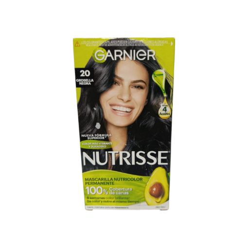 Imagen de TINTE PARA CABELLO GARNIER NUTRISSE GROSELLA NEGRA 20 1 UND 