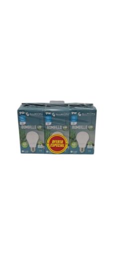 Imagen de OFERTA BOMBILLO ILUKON LED 9W 3 UND PRECIO ESPECIAL  