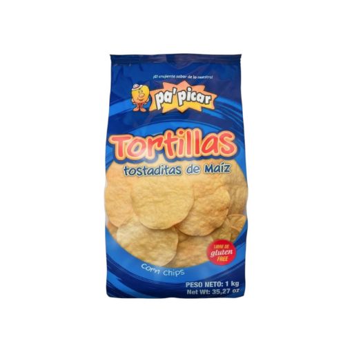 Imagen de TORTILLAS PA'PICAR TOSTADITAS DE MAÍZ 1000.00 G