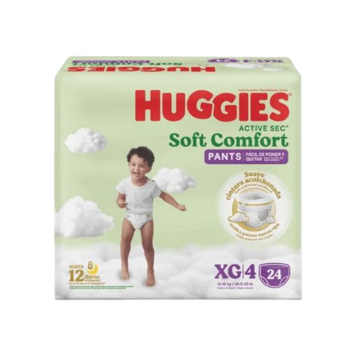 Imagen de PAÑAL HUGGIES ACTIVE SEC DESECHABLE PANTS  XXG|5 25 UND