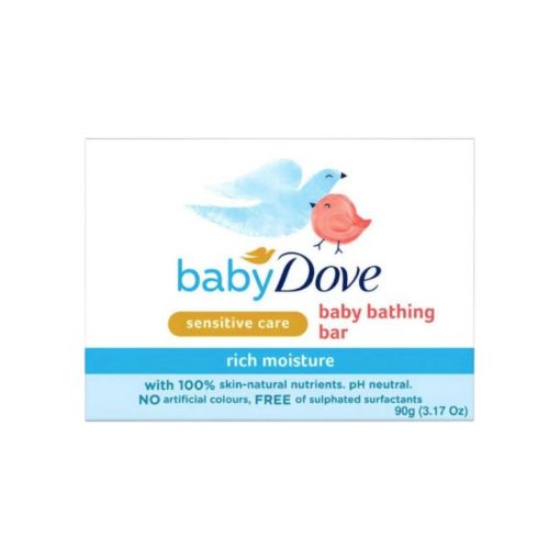 Imagen de  JABÓN PARA BEBÉ BABY DOVE HIDRATACIÓN ENRIQUECIDA 90.00 G