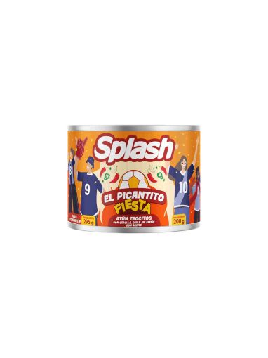 Imagen de ATÚN SPLASH EL PICANTITO  FIESTA TROCITOS EN ACEITE 295.00 G