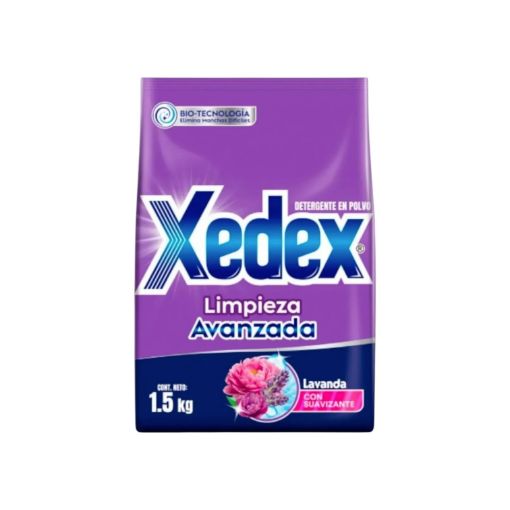 Imagen de DETERGENTE XEDEX EN POLVO LIMPIEZA AVANZADA LAVANDA 1500.00 G