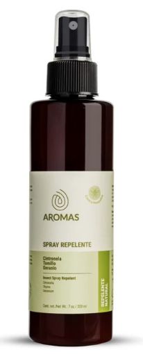 Imagen de REPELENTE AROMAS EN SPRAY CITRONELA TOMILLO GERANIO 200.00 ML