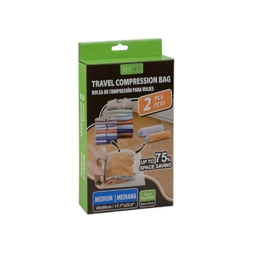 Imagen de BOLSAS DE COMPRESION PARA VIAJE LIFE ART 2 PZAS #701-02248 