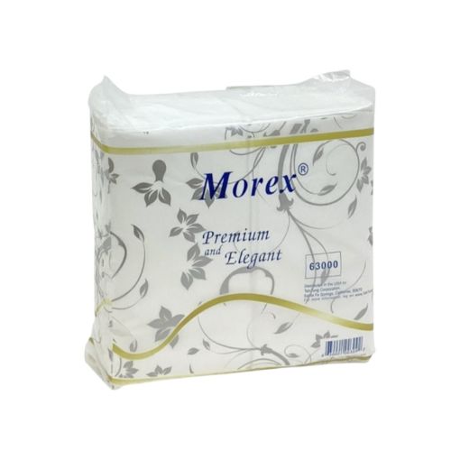 Imagen de SERVILLETAS MOREX 100 HOJAS 38 X 42 CM #006-63000 